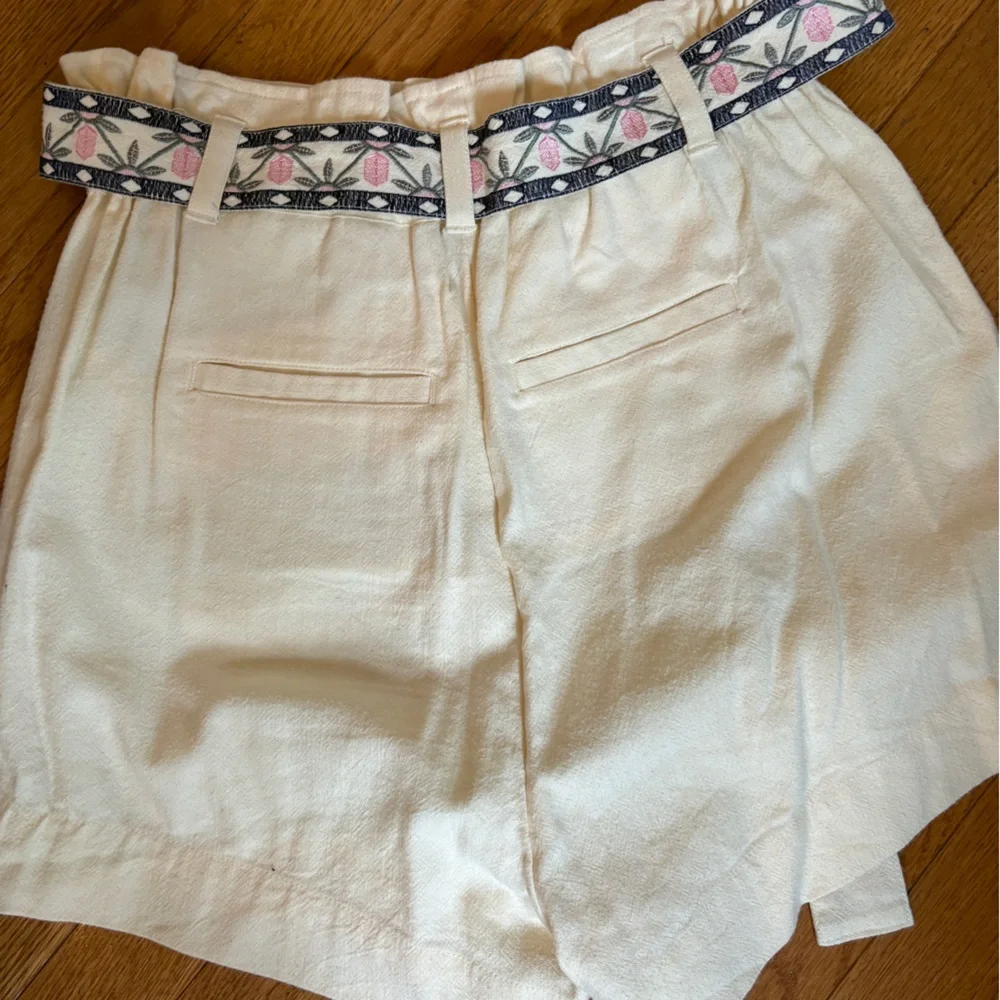 NWOT By Anthropologie Embroidered and beaded shorts